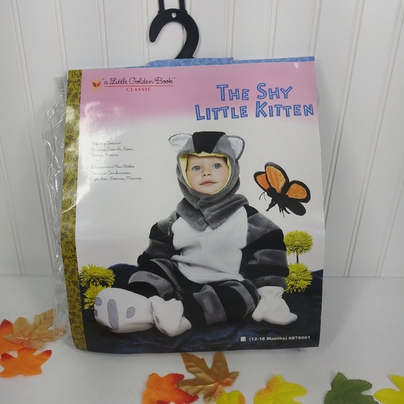 Little Golden Book The Shy Little Kitten Halloween Outfit Infant Size 12-18 M - Picture 2 of 9